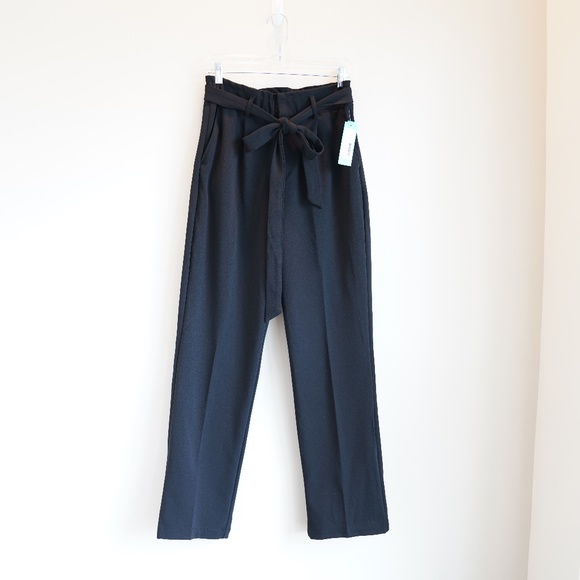 VIOLETS & ROSES Mauve Wide Leg Career Pant - Picture 6 of 6